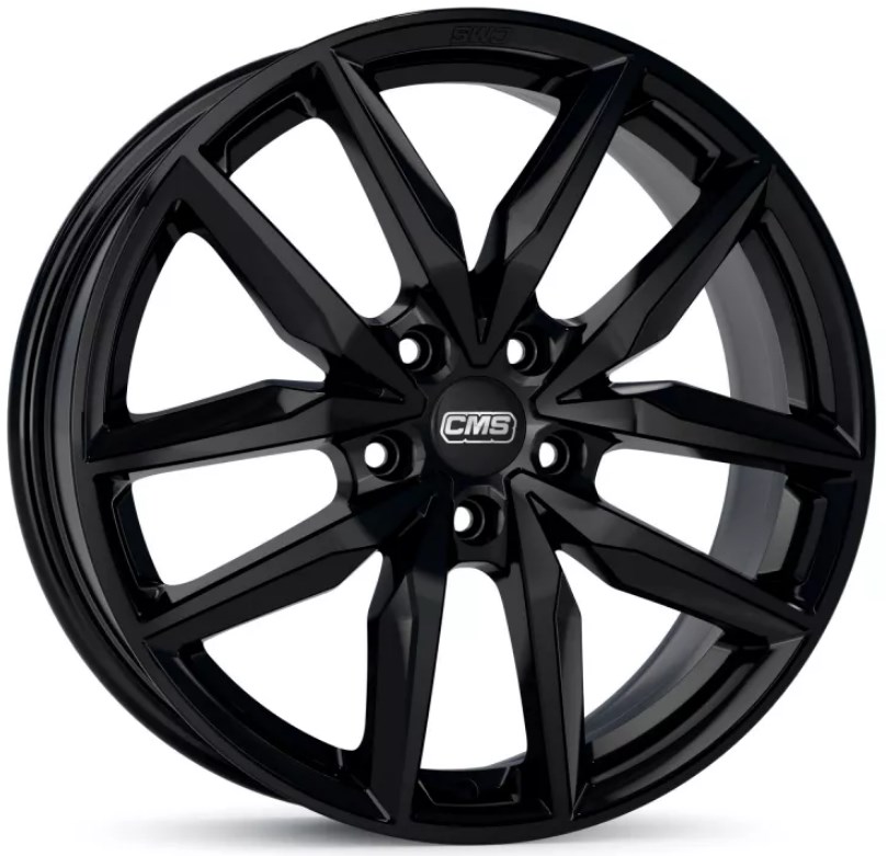 CMS WHEELS C28 ZWART GLANZEND 4250314136445